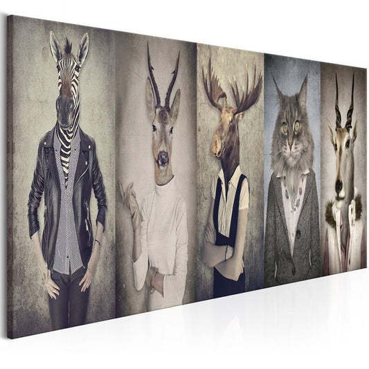 Wandbild - Animal Masks