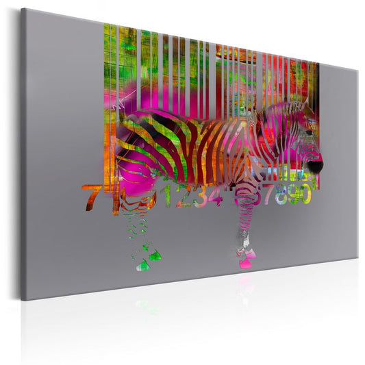 Wandbild - Code of Zebra 60x40 cm