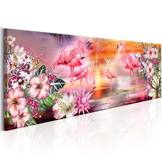 Wandbild - Flamingoes Land