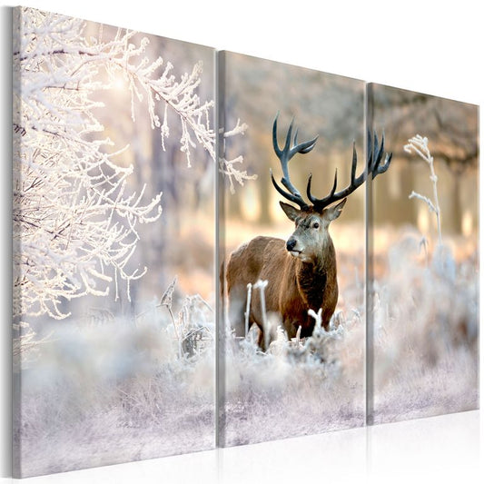 Wandbild - Deer in the Cold I