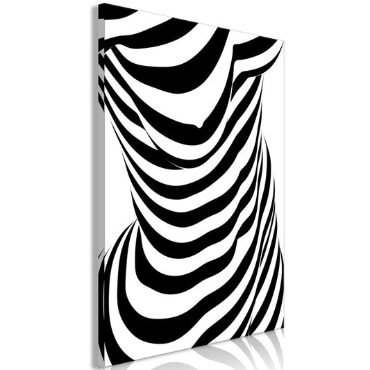 Wandbild - Zebra Woman (1 Part) Vertical