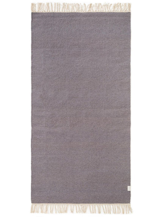 Wollteppich Mala 70x140 cm Grau