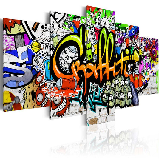 Wandbild - Artistic Graffiti