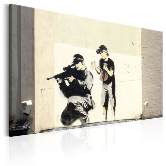 Wandbild - Sniper and Child by Banksy