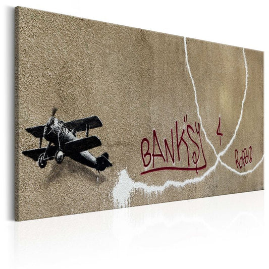 Wandbild - Love Plane by Banksy