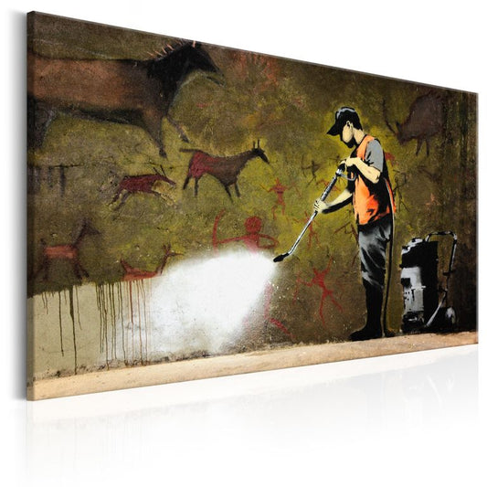 Wandbild - Cave Painting by Banksy