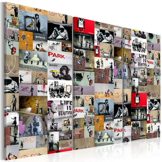 Wandbild - Art of Collage: Banksy III