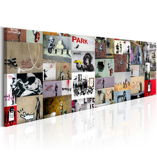 Wandbild - Art of Collage: Banksy II