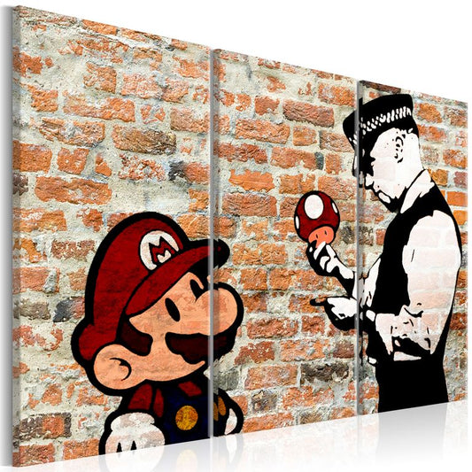 Wandbild - Caught Mario