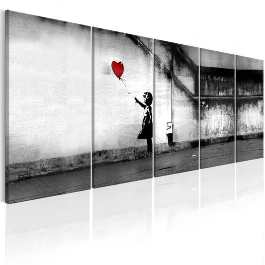 Wandbild - Banksy: Runaway Balloon