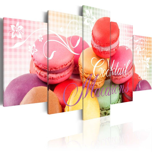 Wandbild - Sweet macarons