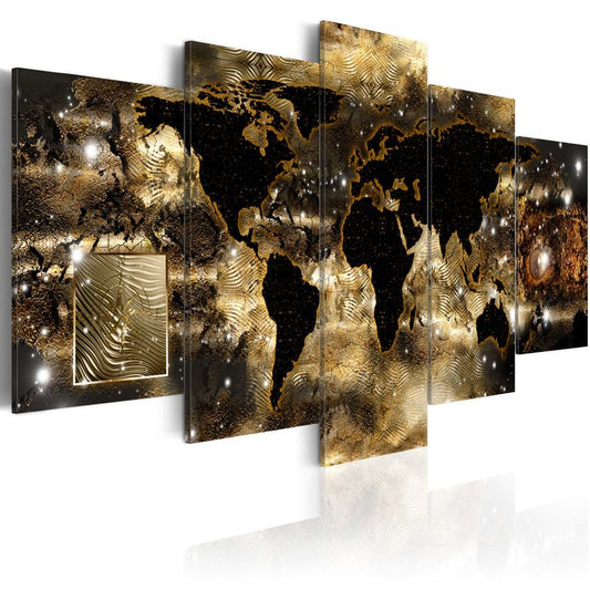 Wandbild - Continents of bronze