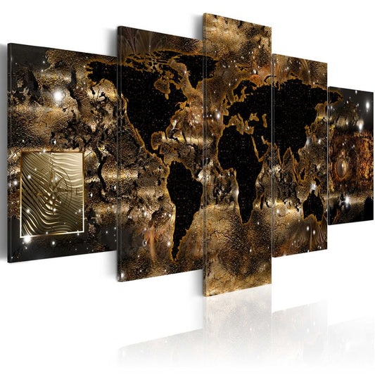 Wandbild - World of bronze