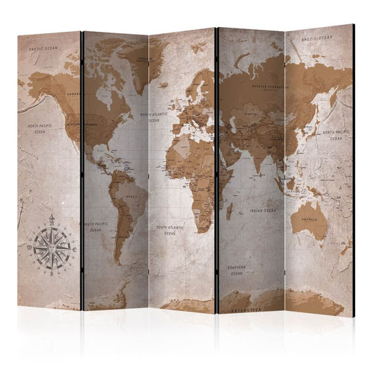 5-teiliges Paravent - Oriental Travels  [Room Dividers] 225x172 cm