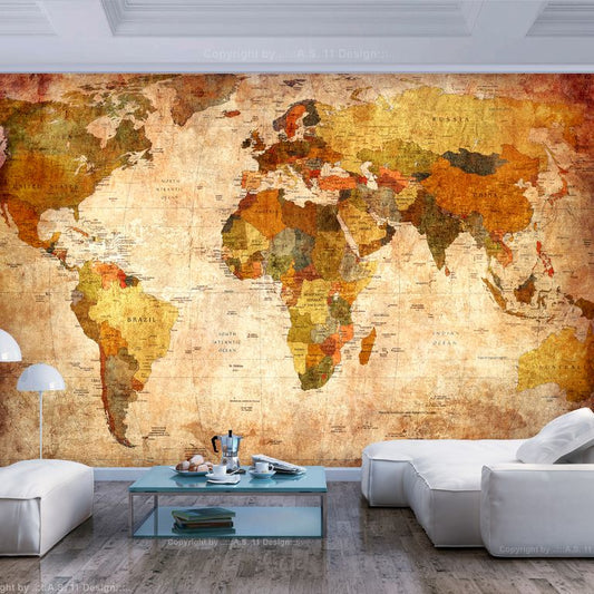 Fototapete - Old World Map