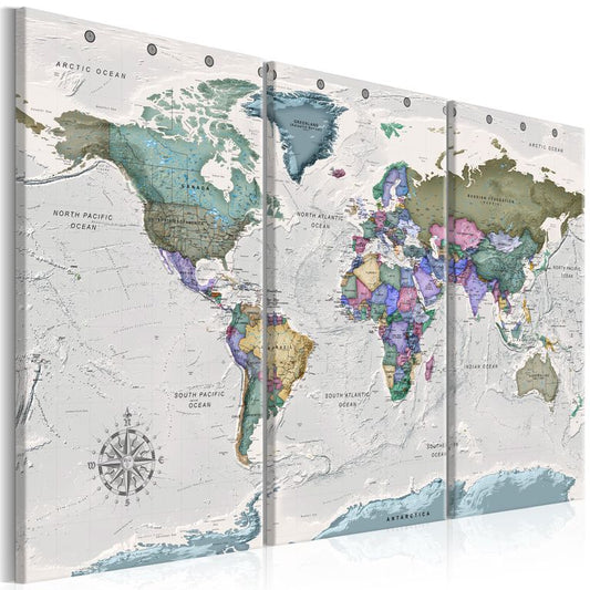 Wandbild - World Destinations (3 Parts)