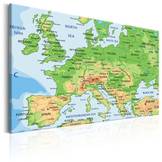 Wandbild - Map of Europe