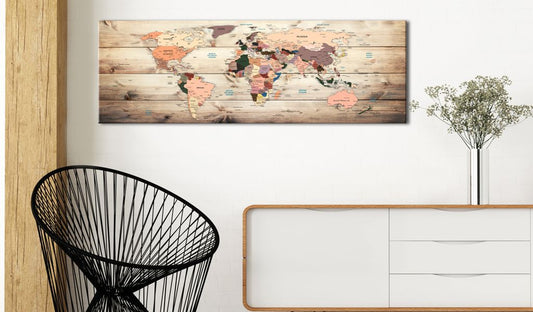 Wandbild - World Maps: Map of Dreams