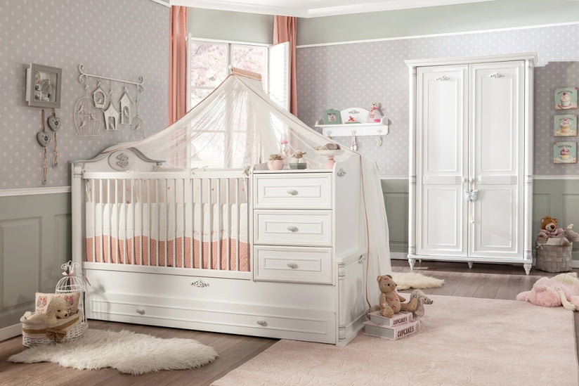 Cilek ROMANTIC BABY Himmel für Kinderbett/Babybett Weiß - Froschkönig24