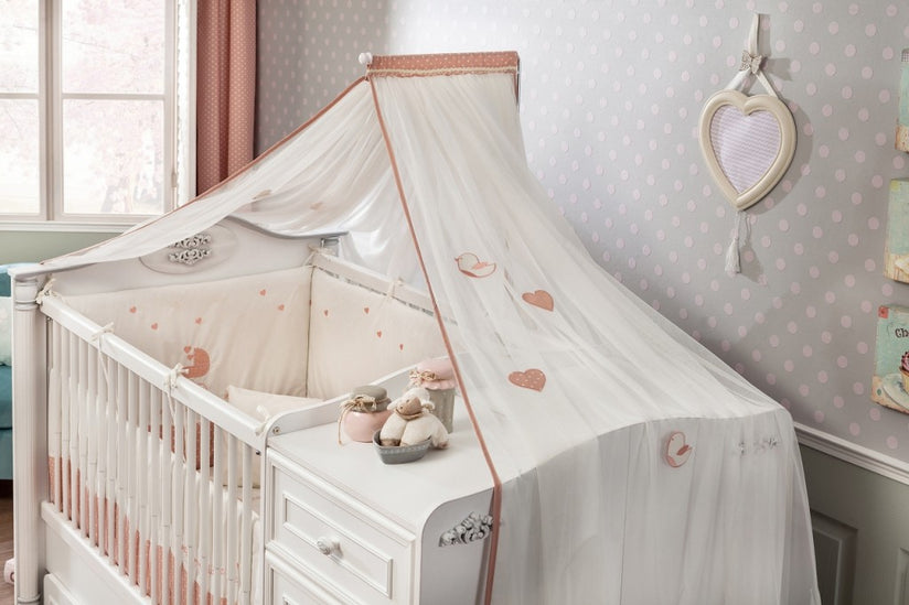 Cilek ROMANTIC BABY Himmel für Kinderbett/Babybett Weiß - Froschkönig24