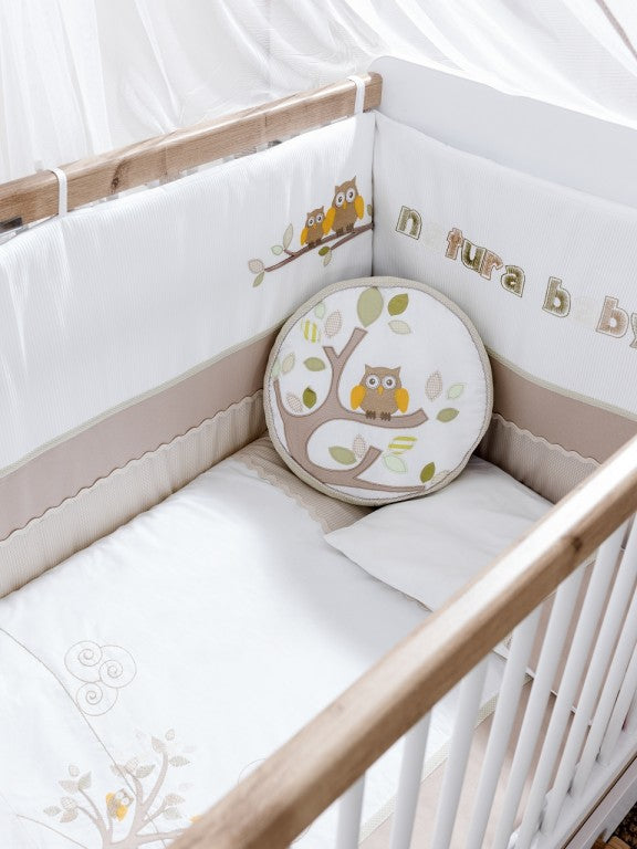 Cilek NATURA BABY 7-tlg. Bettwäsche Set XL Babydecke Kissen Gitterschutz - Froschkönig24