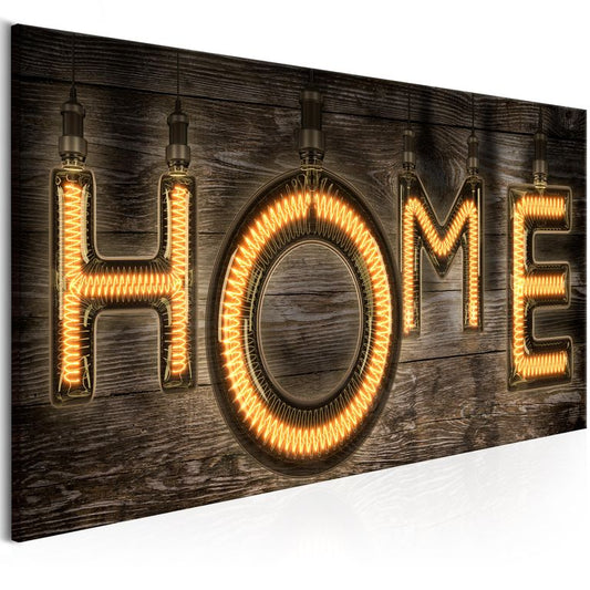 Wandbild - Incandescent Home 100x45 cm