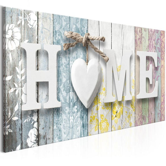 Wandbild - Smell of Home (1 Part) Colourful Wide 100x45 cm