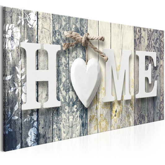 Wandbild - Smell of Home (1 Part) Creamy Wide 100x45 cm