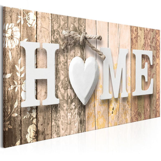 Wandbild - Smell of Home (1 Part) Beige Wide 100x45 cm