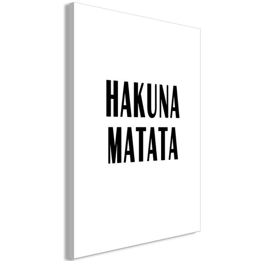 Wandbild - Hakuna Matata (1 Part) Vertical