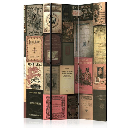 3-teiliges Paravent - Books of Paradise [Room Dividers] 135x172 cm