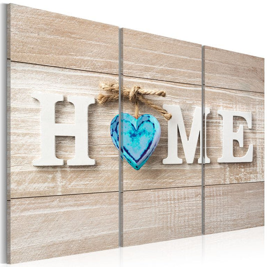 Wandbild - Home: Blue Love