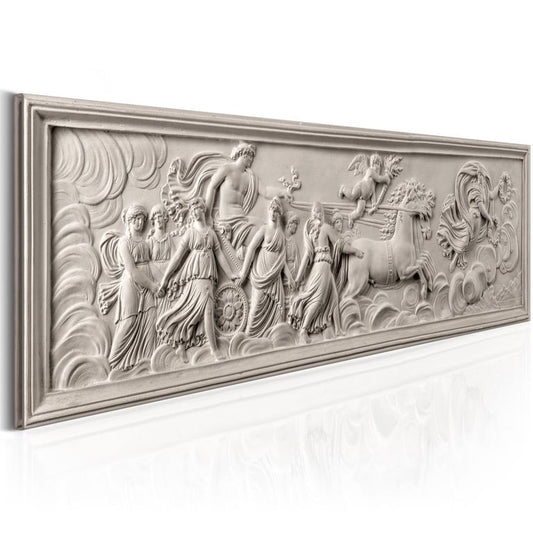 Wandbild - Relief: Apollo and Muses