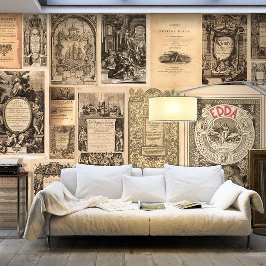 XXL Tapete - Vintage Books 500x280 cm