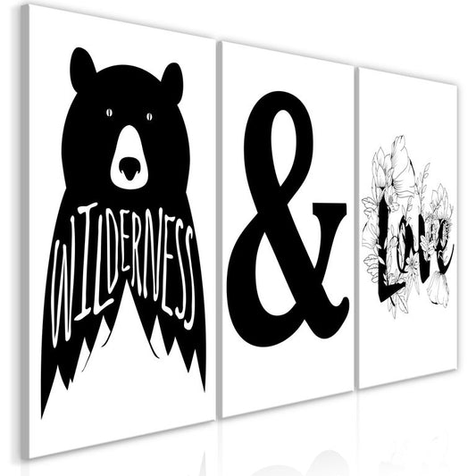 Wandbild - Willderness and Love (Collection)