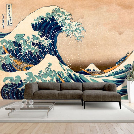 Fototapete - Hokusai: The Great Wave off Kanagawa (Reproduction)