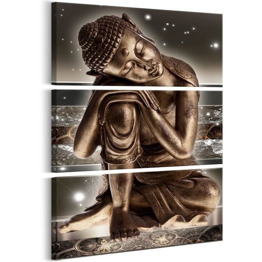 Wandbild - Buddha at Night