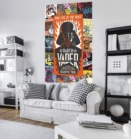 Vlies Fototapete - Star Wars Rock On Posters - Größe 120 x 200 cm