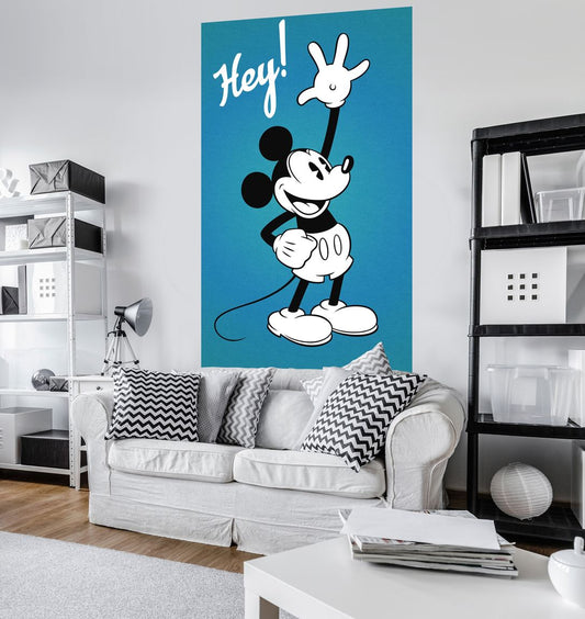 Vlies Fototapete - Mickey Hey - Größe 120 x 200 cm