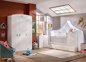 Babyzimmer Serien | Wickeltisch | Möbel, | Babybett Küchen Büromöbel Schränke & Froschkönig24 Günstig | | kaufen